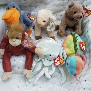 Rare Vintage Ty Original Beanie Babies Bundle